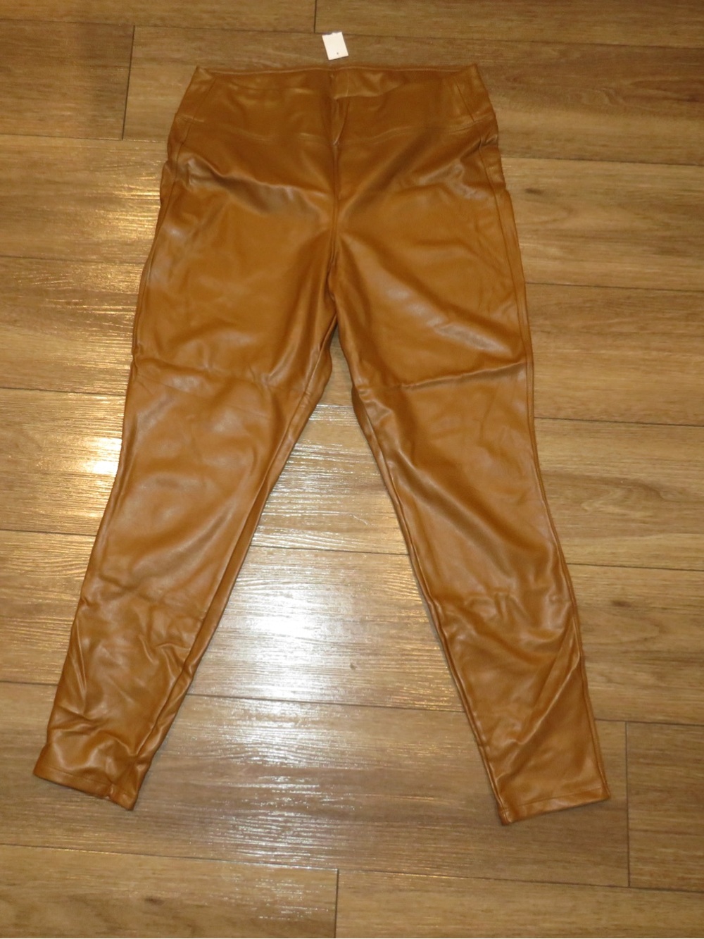 GAP Faux Leather Leggings - Camel